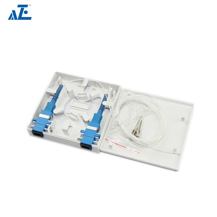 2 Port Indoor Wall Mount Fiber Terminal Box with 86 Type FTTH