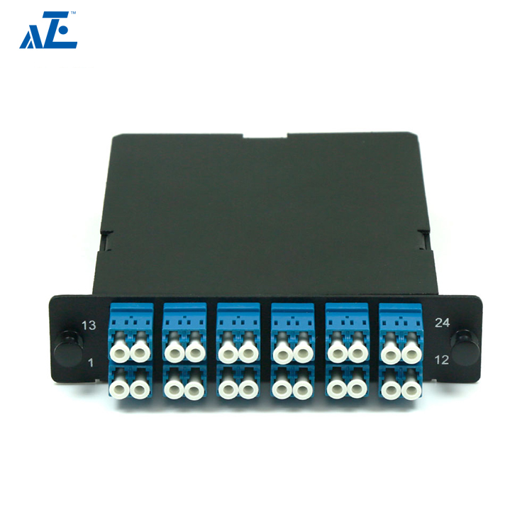 2x MTP-12 to 12x LC Duplex, 24 Fibers OS2 Single Mode MTP MPO Cassette