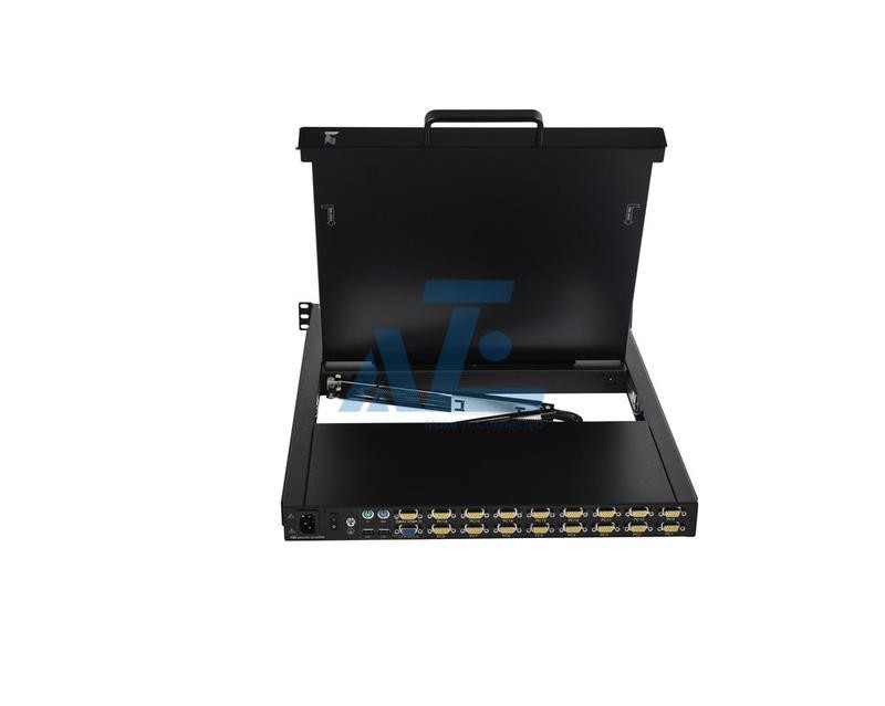 1U Rack Mount 8 Port 18.5" VGA LCD KVM Switch
