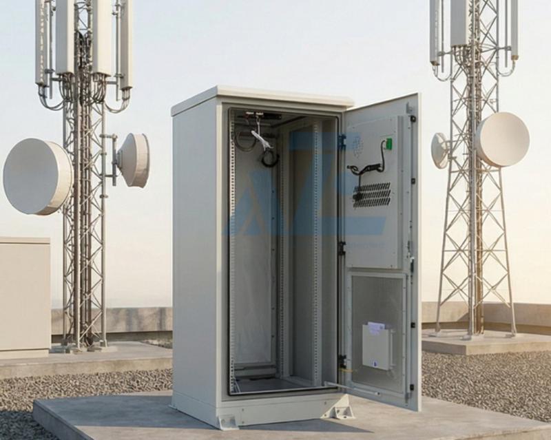 27U/RU Field Equipment Cabinet w/ AC800W Air Conditioner, IP55, 750W x 800D mm