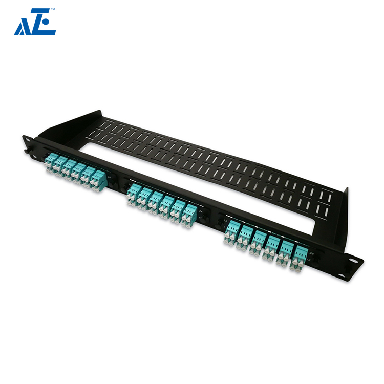 1U Premium Rack Mount Fiber Patch Panel with Sliding Rail and Modular ...