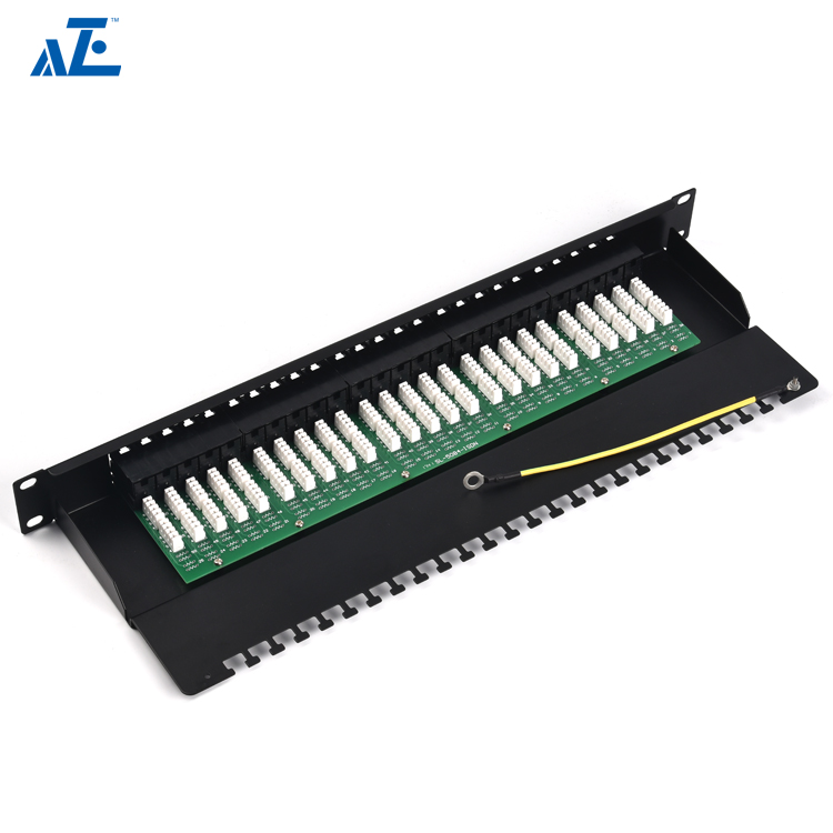 1U 19" 50-Port Voice CAT3 Patch Panel