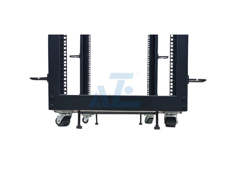 36U 19" Open Frame Server Rack- 4 Post Adjustable Depth 22-40"