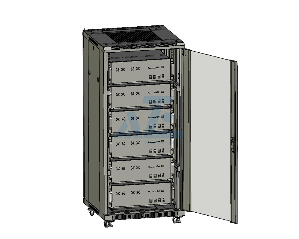 27U Li-ion Battery Storage Rack Cabinet | AZE