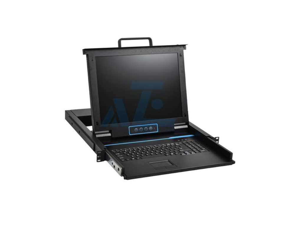 1U Rack Mount 17.3" Widescreen HDMI LCD KVM Console