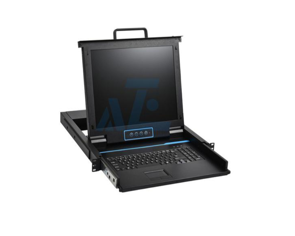 1U Rack mount 18.5" Widescreen HDMI LCD KVM Console