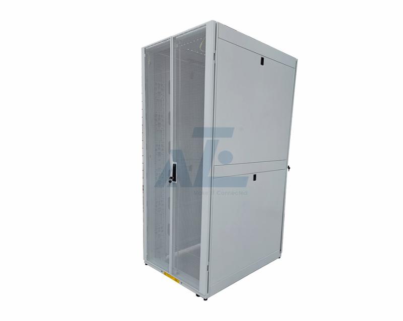 AZE Premium Server Cabinet Enclosure, 52U, White, 2436H x 750W x 1200D mm