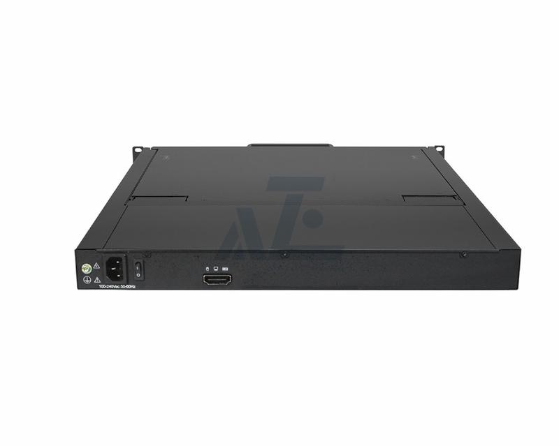 1U Rack Mount 17" HDMI LCD KVM Console