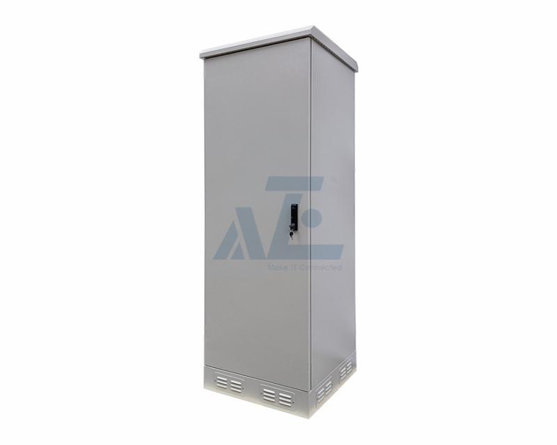 42U Weatherproof Outdoor Network Cabinet w/ Cooling Fans, IP55, 650W x 650D mm