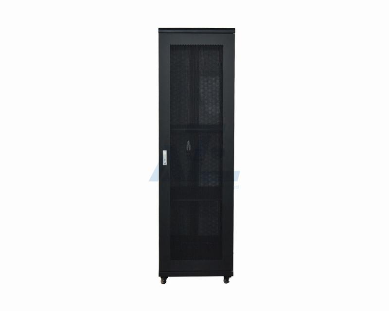 Floor Standing Network Rack Cabinet,45U, Black, 2170H x 600W x 800D mm