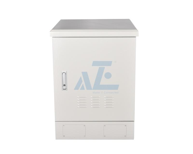 12U Waterproof Outdoor Server Cabinet w/ Cooling Fans, IP55, 750W x 750D mm