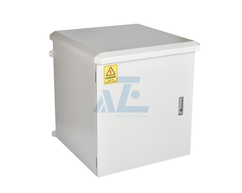 IP65 Wall Mount Weatherproof Outdoor Enclosure, 15U, RAL7035, 600W x 600D mm