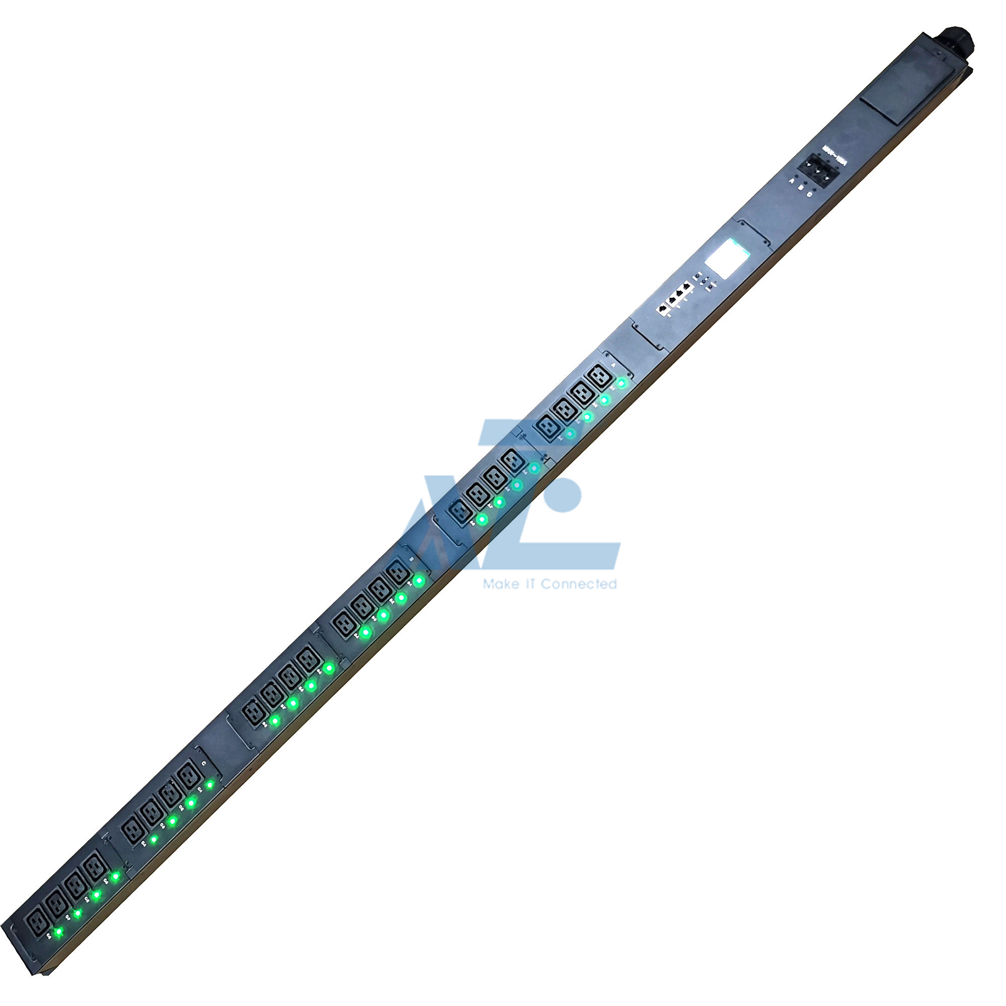 Smart Mining PDU, 3 Phase, 415V/1250A, (24) C19, w/ Hydraulic Magnetic Circuit Breakers