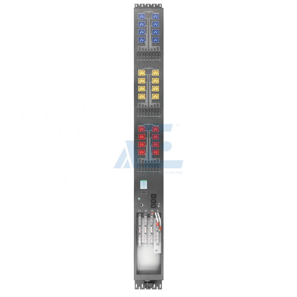 Crypto Smart Mining PDU, 3 Phase, 415V/160A, (24) C19, w/ Hydraulic Magnetic Circuit Breakers