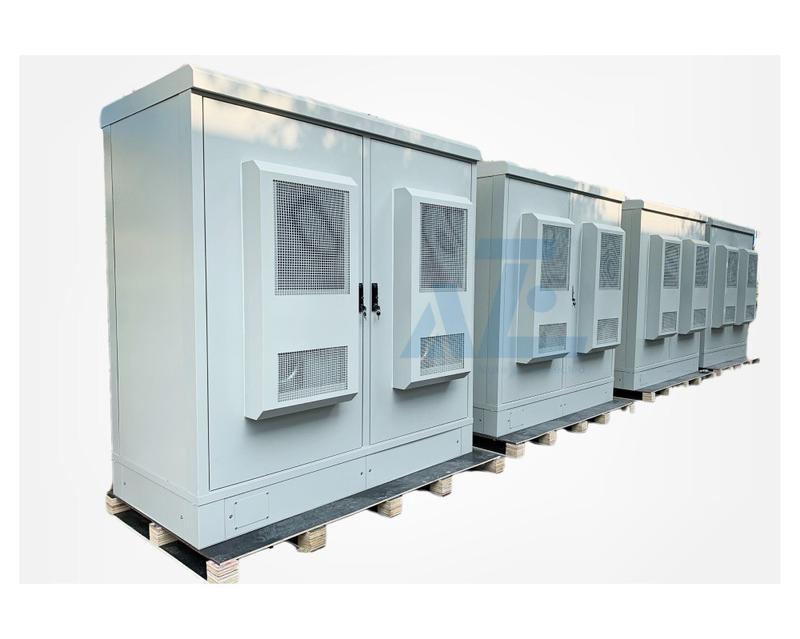 NEMA Type Dual Bay Outdoor Electrical Enclosures with Climate Controlled Cooling
