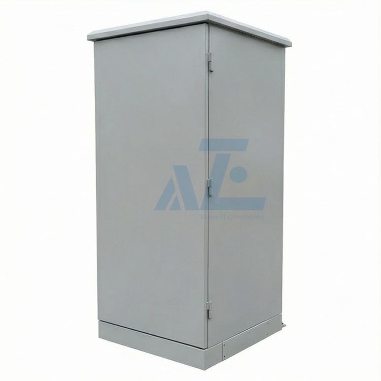 30U/RU Outdoor Field Cabinet w/ AC1000W Air Conditioner, IP55, 750W x 750D mm