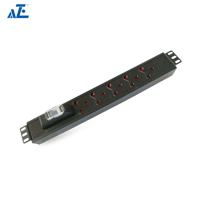 1U 19 inch Horizontal South Africa Type Basic Rack PDU