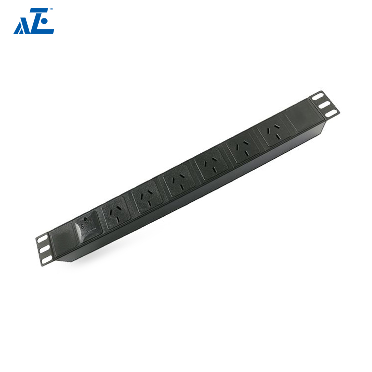 1U Horizontal 19" Rack Mount Australia PDU-Network Cabinet Power Sockets