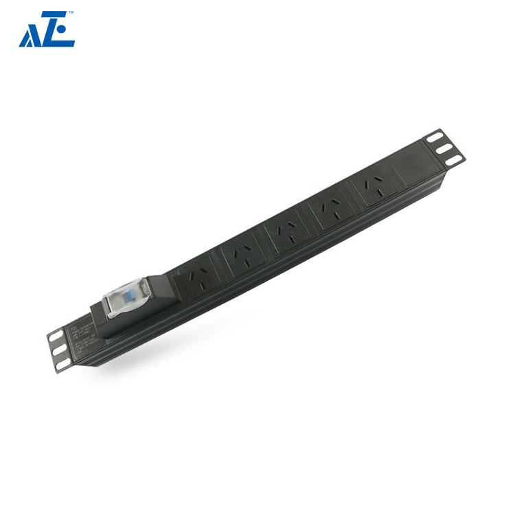 1U Horizontal 19" Rack Mount Australia PDU-Network Cabinet Power Sockets