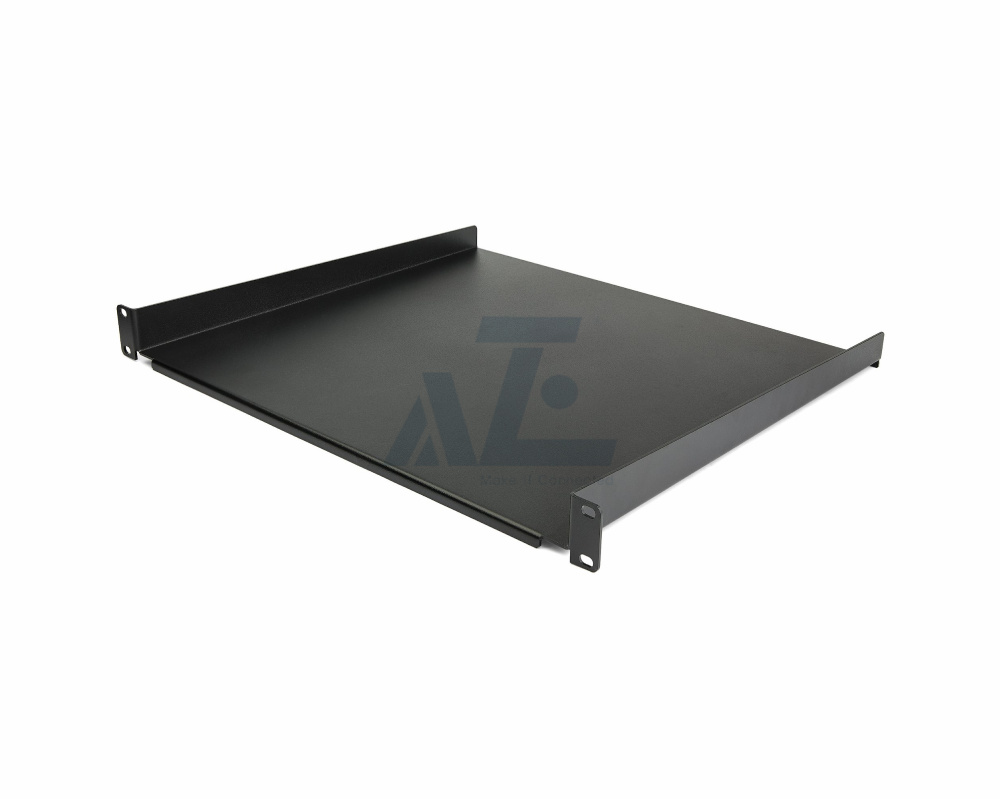 1U 16" Deep Server Rack Shelf - Universal Solid Rack Mount Cantilever Tray