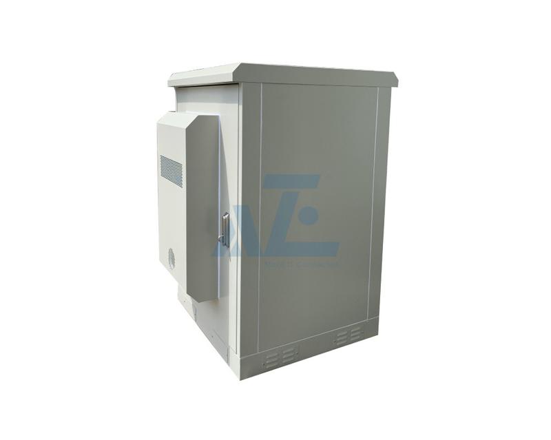 20U NEMA rated 5G Outdoor Enclosure with 80W/K Heat Exchanger