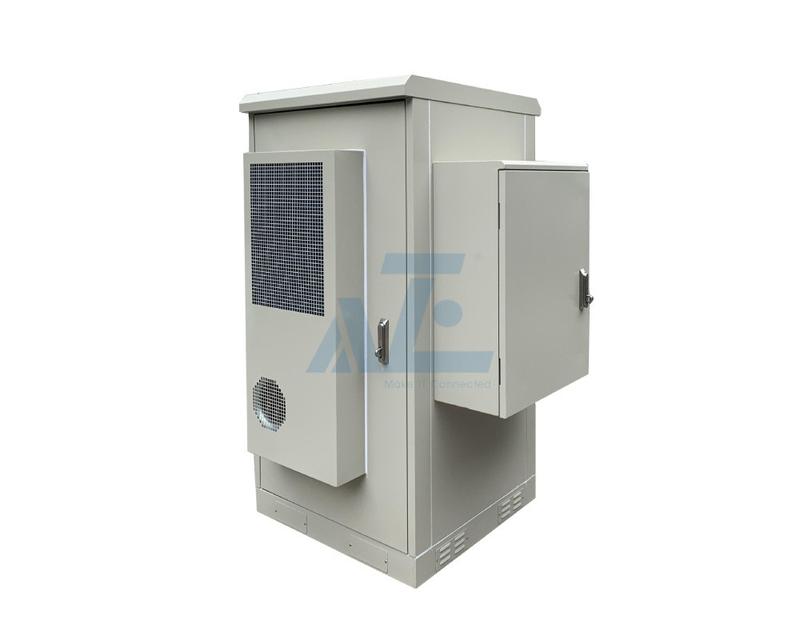 27U NEMA rated 5G Outdoor Enclosure with DC48V 2000W Air Conditioner