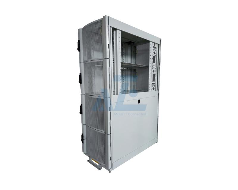 AZE Co-Location Server Cabinet Enclosure, 4-Bay, 48U, White, 2248H x 600W x 1070D mm