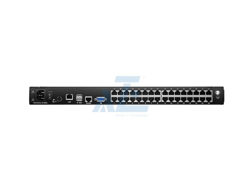 18.5" FHD Widescreen 32 Port CAT5 LCD KVM over IP Switch 1-Local / 1-Remote Access