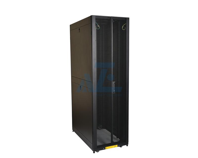 Server Rack Enclosure, 52U, Black, 2436H x 600W x 1200D mm