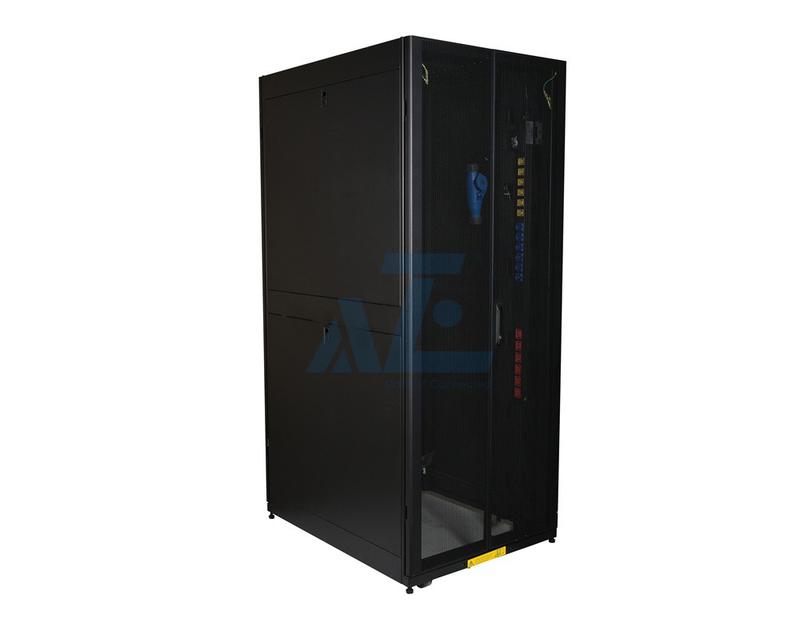 Server Rack Enclosure, 52U, Black, 2436H x 750W x 1200D mm