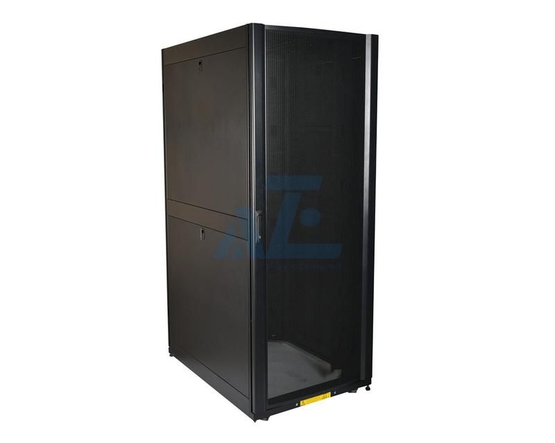 Server Rack Enclosure, 45U, Black, 2124H x 750W x 1200D mm