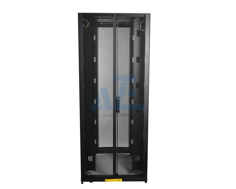 Server Rack Enclosure, 45U, Black, 2124H x 750W x 1070D mm