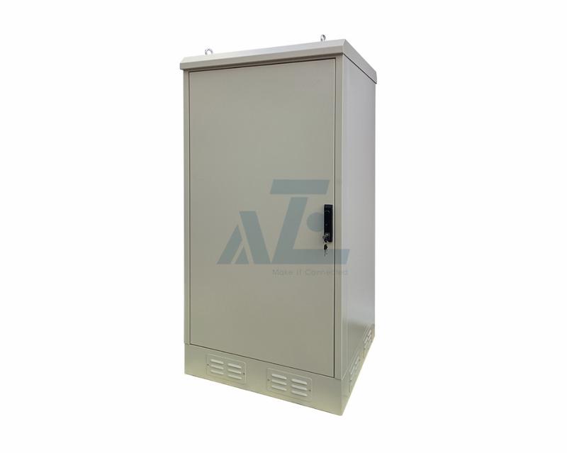 36U Outdoor Aluminum Enclosure w/ 5100BTU/H Air Conditioner, NEMA 4/4X Type, 750W x 750D mm
