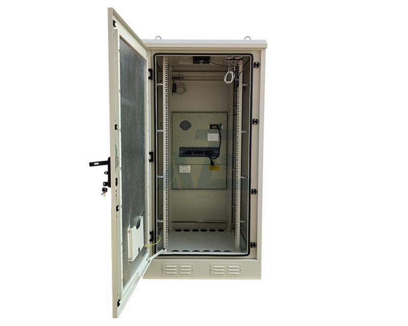 36U Waterproof HVAC Outdoor Electrical Enclosure w/ 5100BTU/H Air Conditioner, IP55, 800W x 800D mm