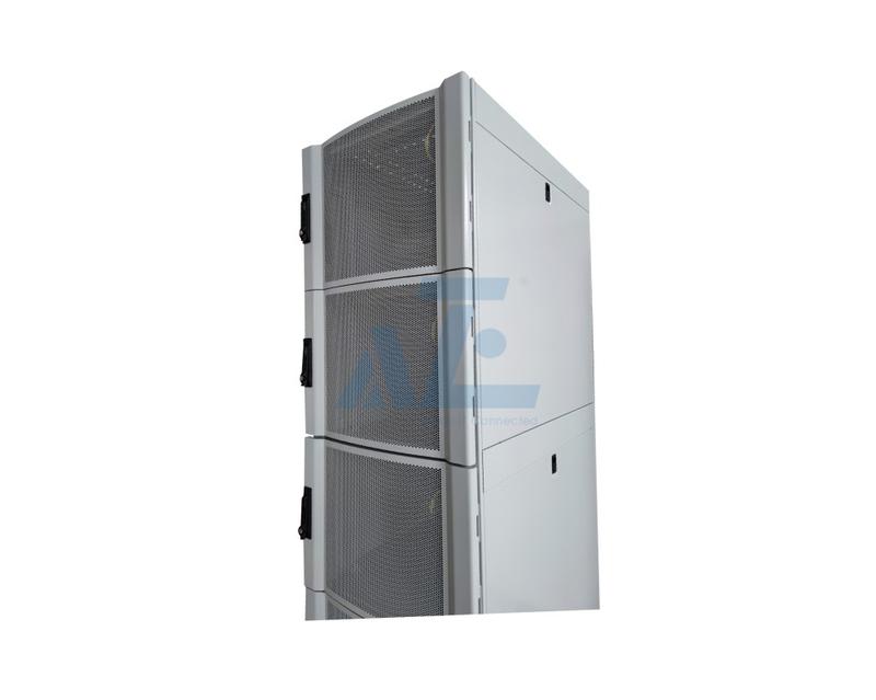 AZE Co-Location Server Cabinet Enclosure, 4-Bay, 48U, White, 2248H x 600W x 1070D mm